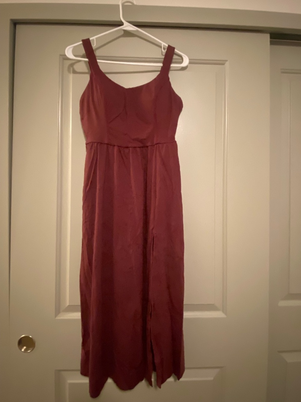 SoftlyZeroโข Airy Padded InstantCool Midi Casual Dress with Pockets DD-F Cups